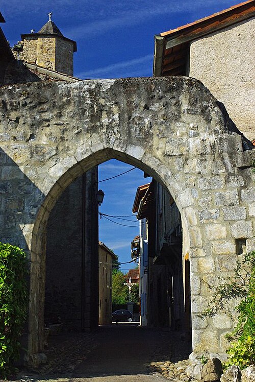 porte de ville de Montjoie-en-Couserans