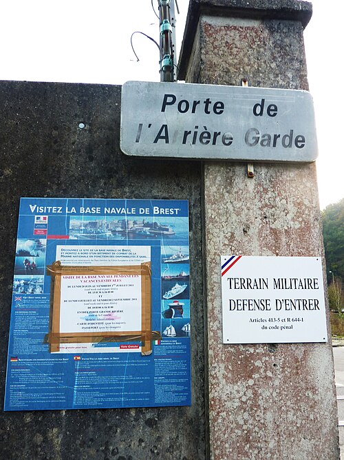 porte de l'arrière-garde