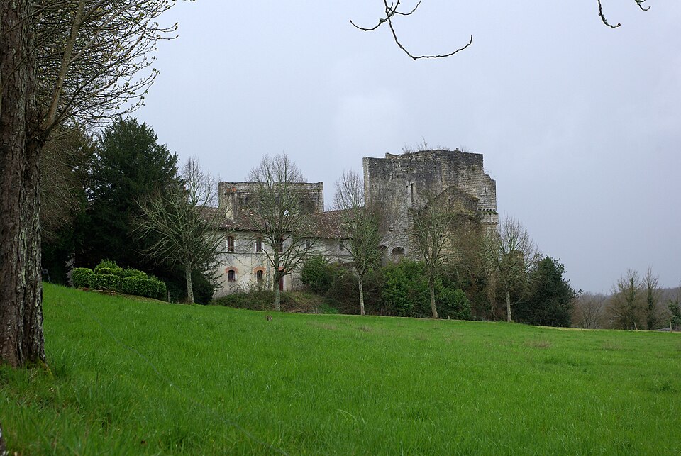 Le château de Roquetaillade et ses tours médiévales à Mazères, en Gironde